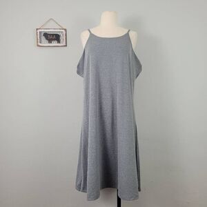 Girlfriend Collective Naomi Workout Athletic Dress Plus Sz 5X Ash Gray SFP 50+